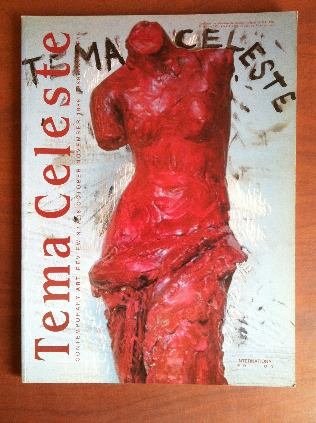 Tema Celeste arte contemporanea n^ 17- Oct/Dic 1988 Cover: Jim …