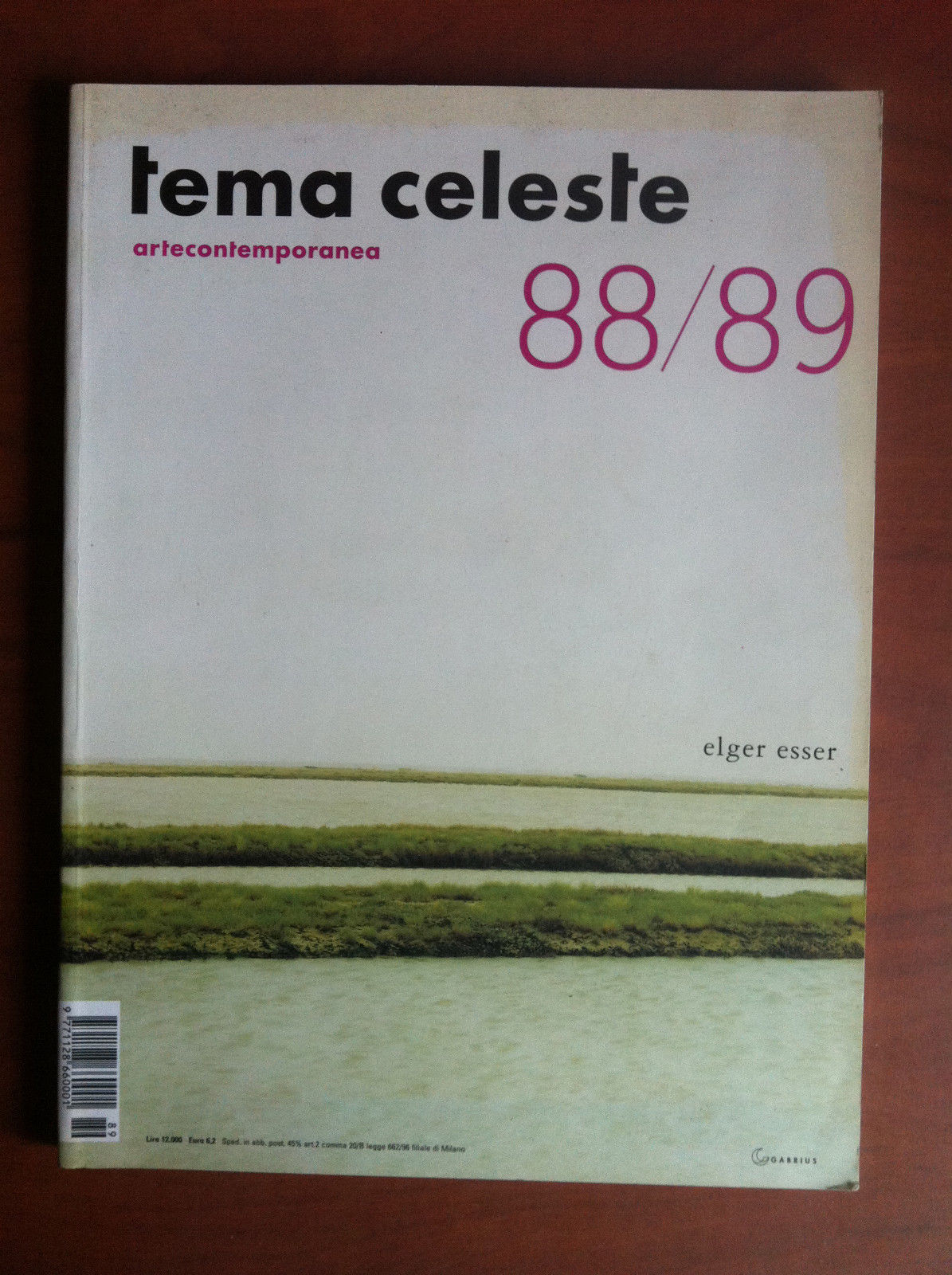 Tema Celeste Artecontemporane Gennaio/Febbraio 2002 Cover: Elger Esser - E14472