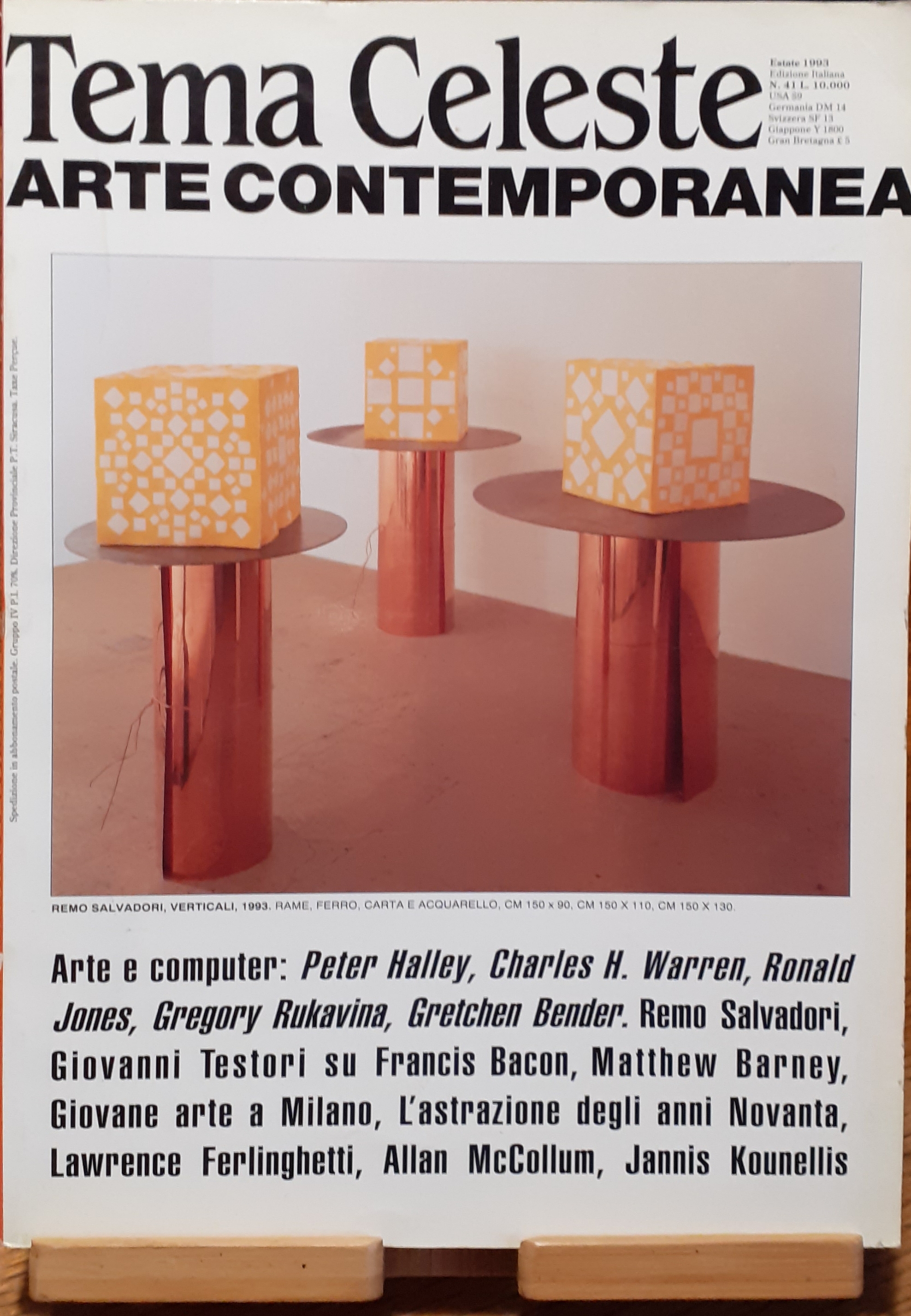 Tema Celeste rivista d'Arte contemporanea Estate 1993 n^41