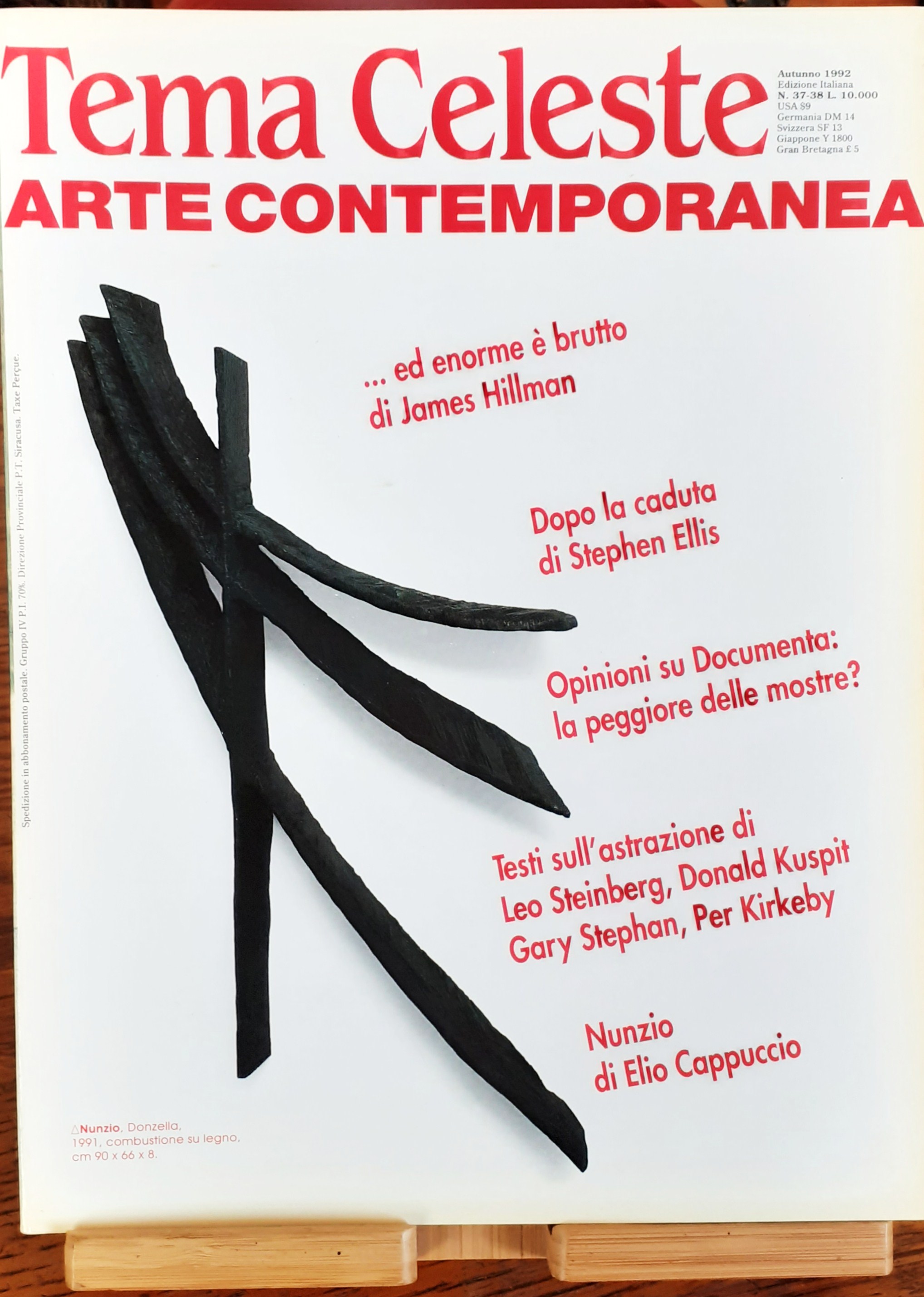 Tema Celeste rivista d'Arte contemporanea N^ 37/38 autunno 1992