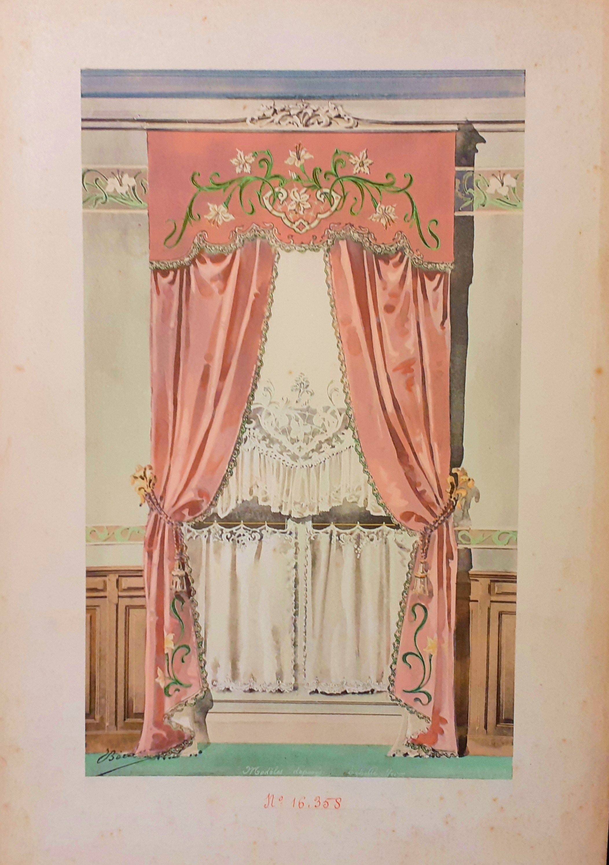 Tendaggi artistici Beraud &amp; C Paris Stampa campionario in tiratura …