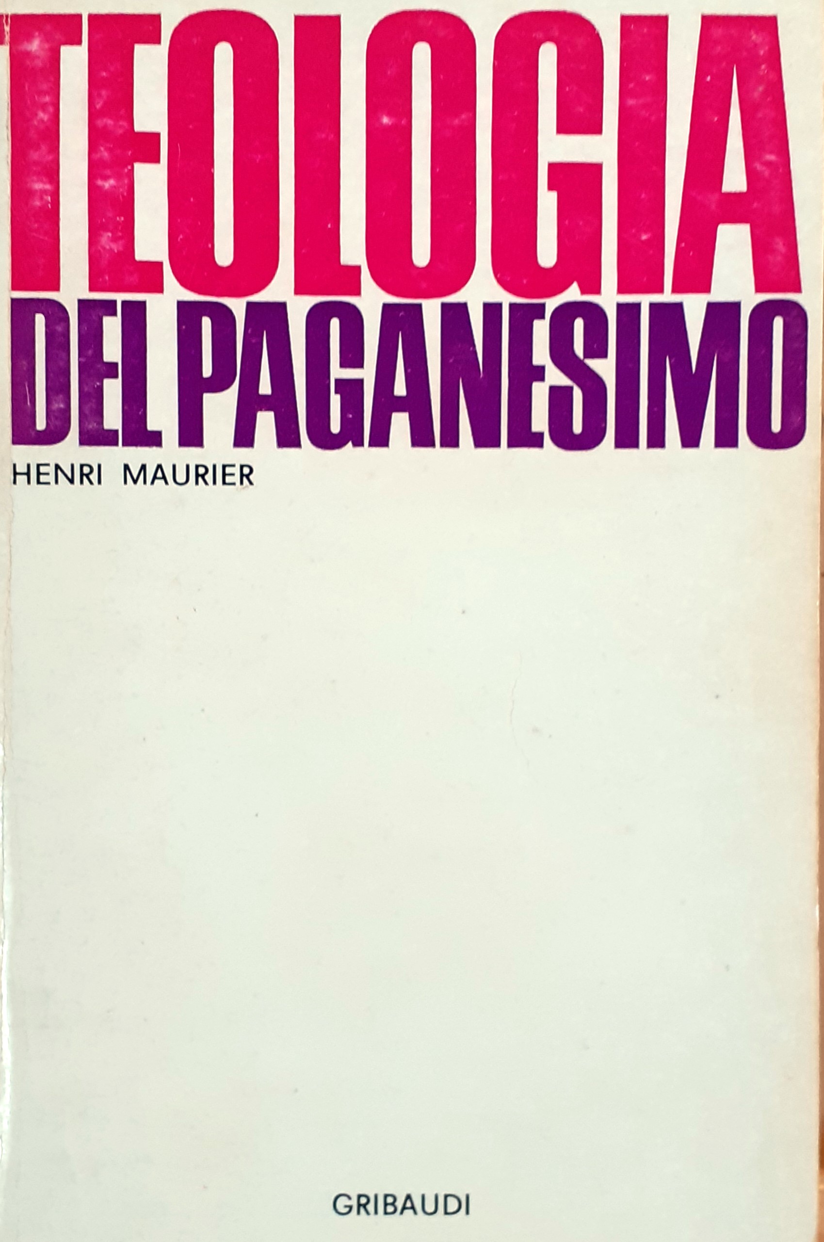 Teologia del paganesimo