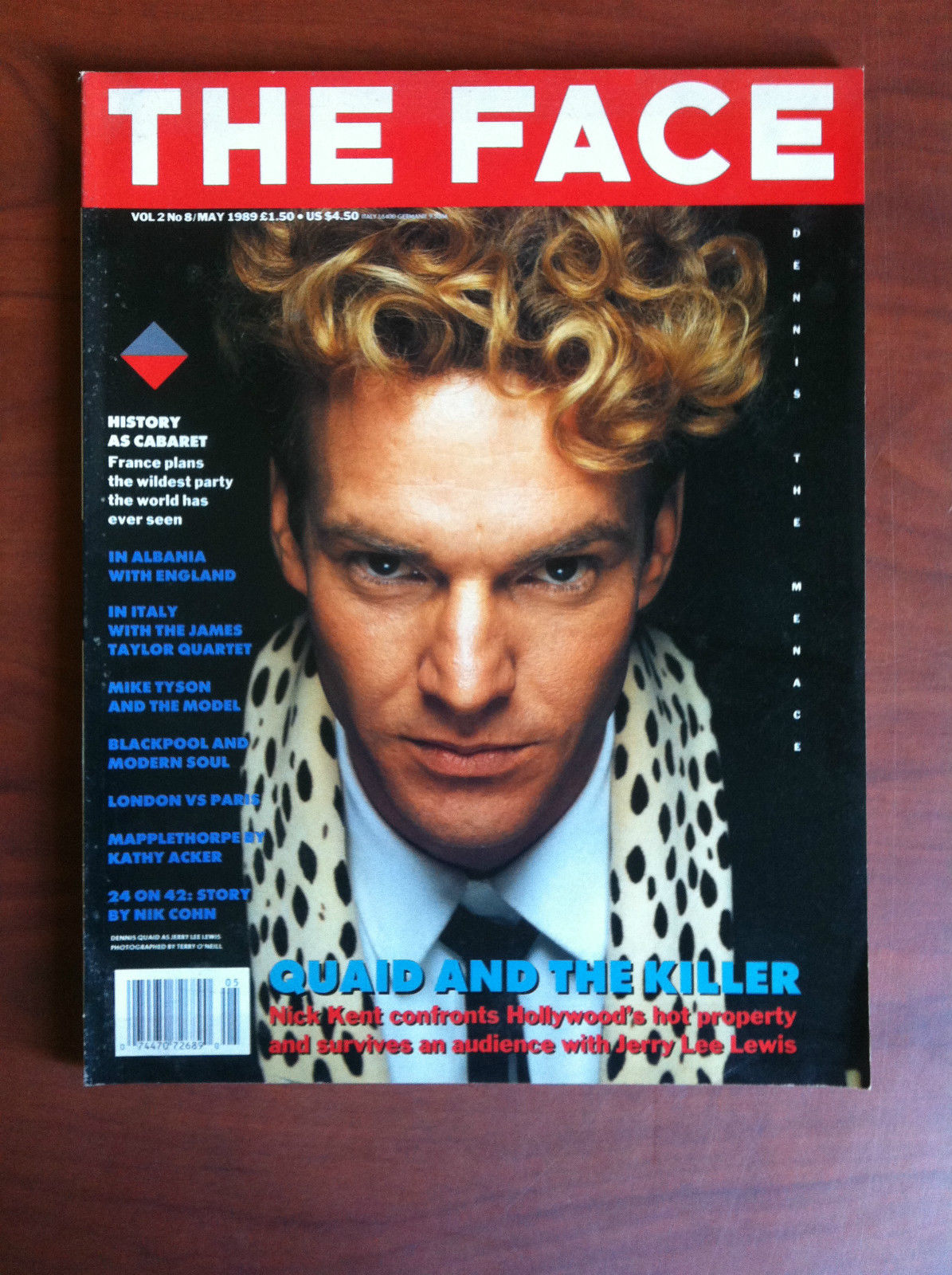 The Face n^ 8 Maggio 1989 Cover: Dennis Quaid - …