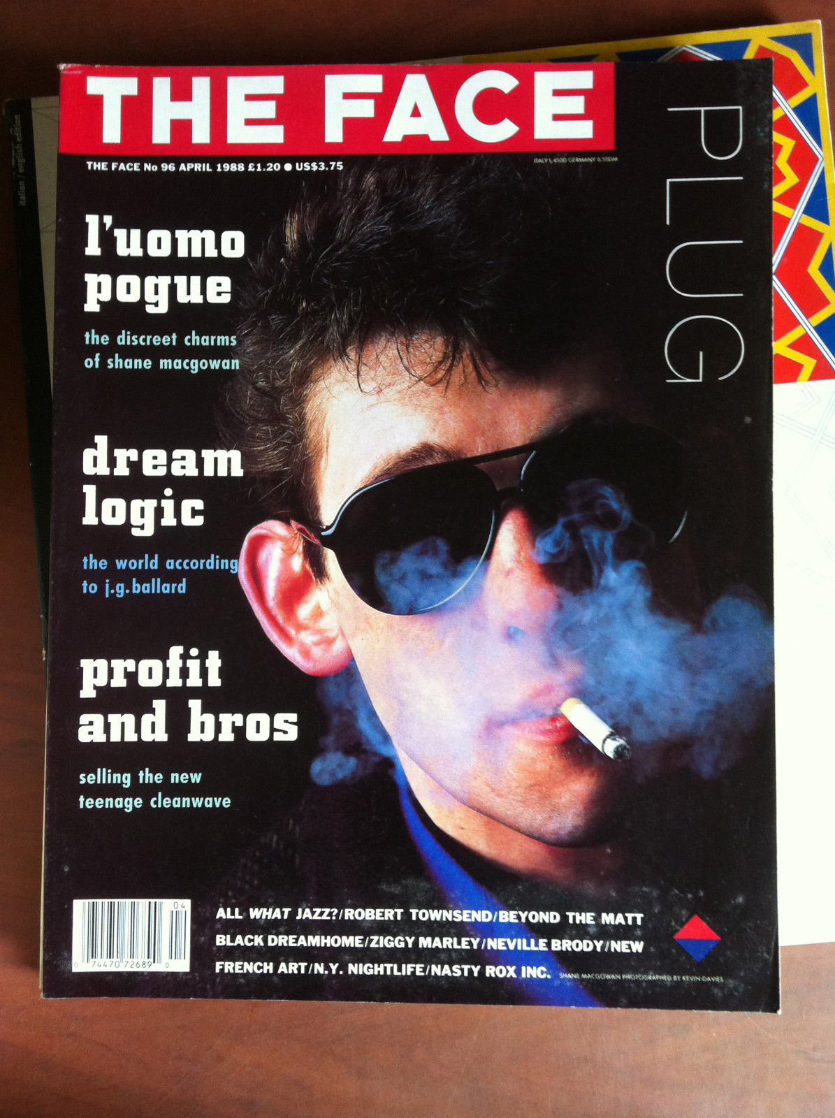 The Face n^ 96 April 1988 Cover: Shane MacGowan The …