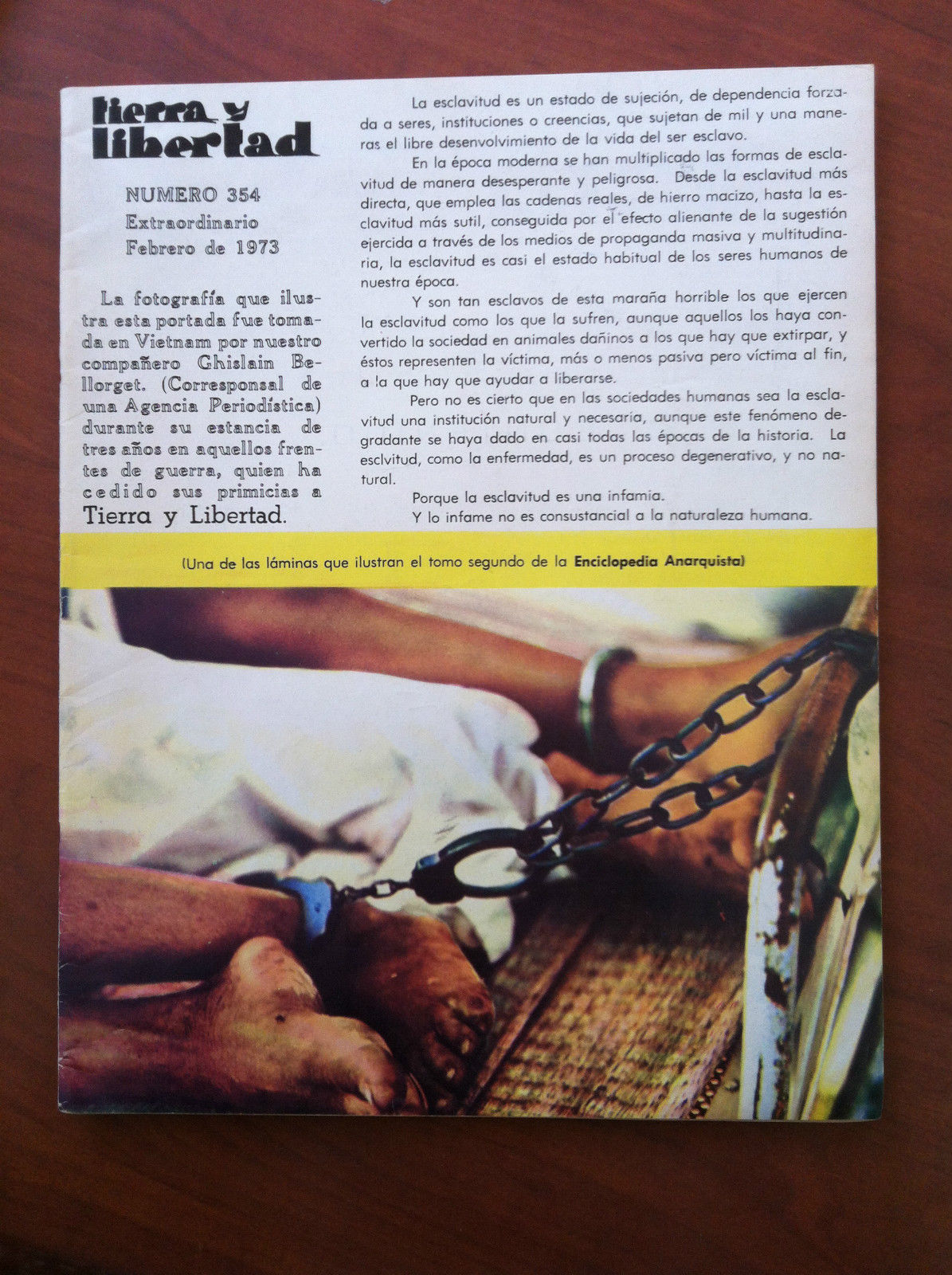 Tierra y libertad n^ 354 extraordinario Febrero 1973 - E19779