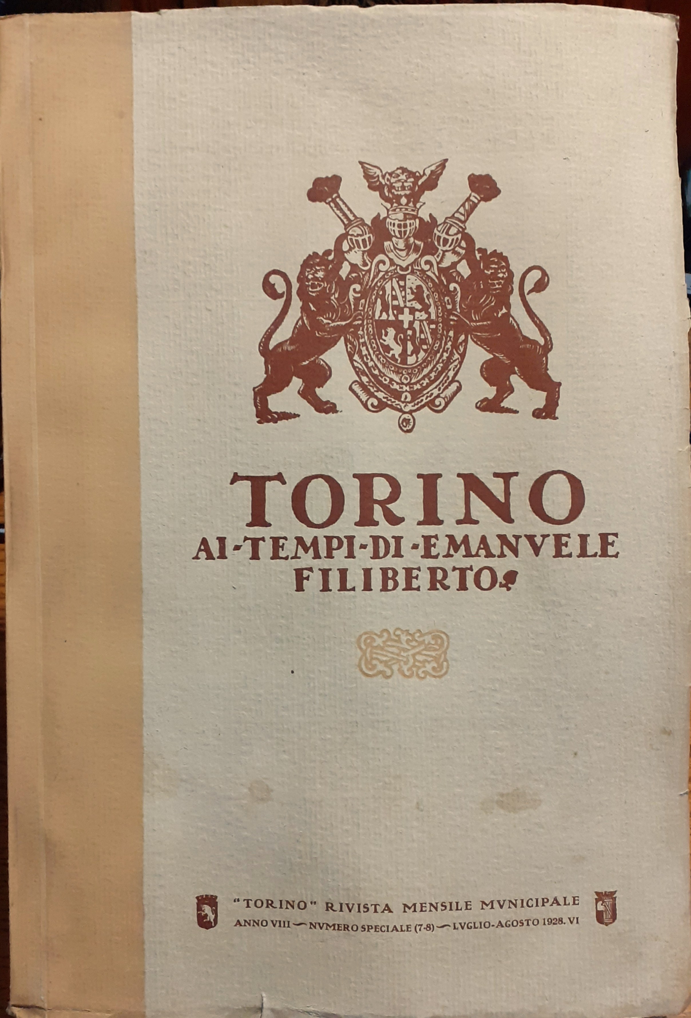 Torino ai tempi di Emanuele Filiberto 1928