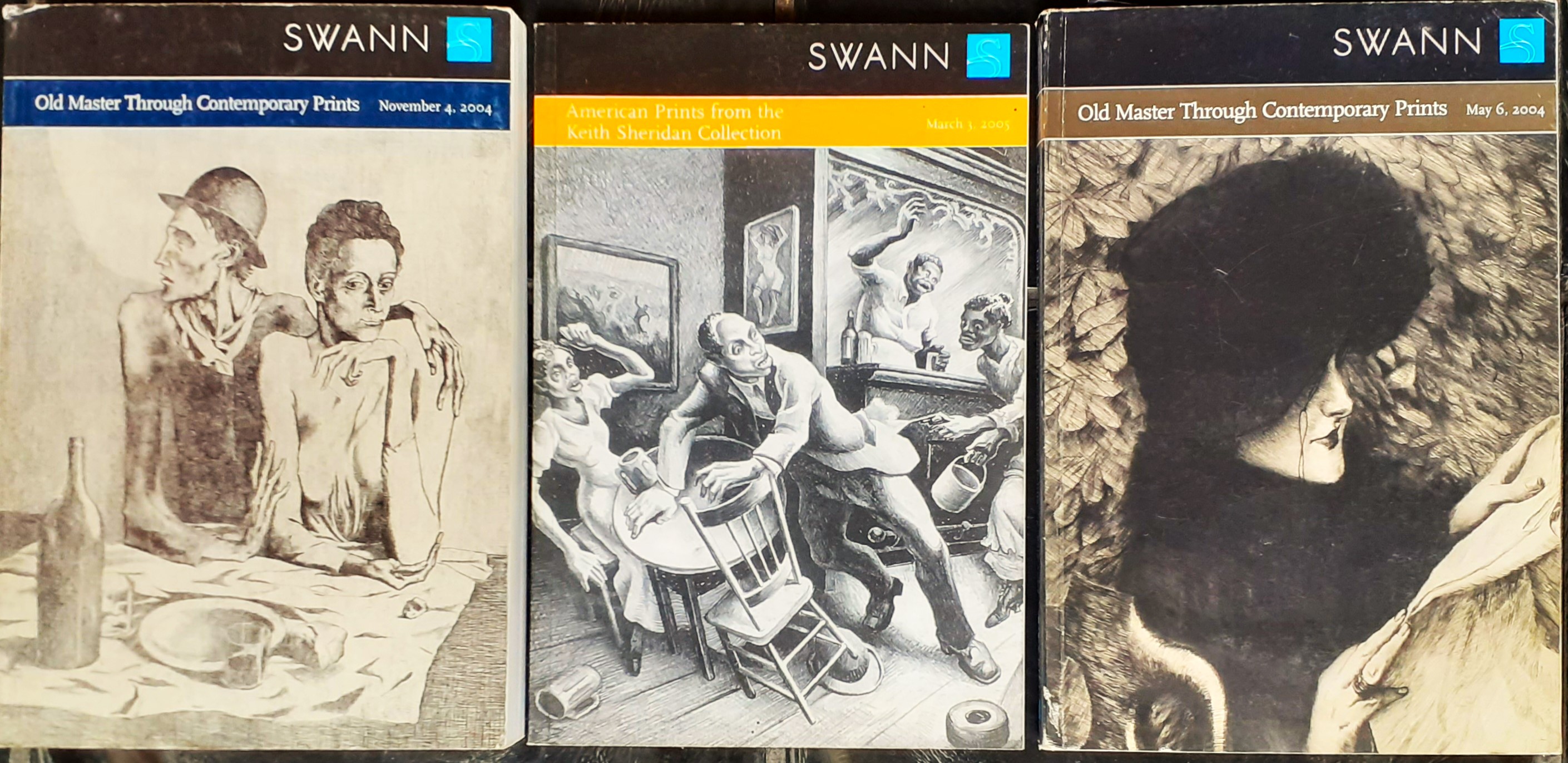 Tre Cataloghi Aste Swann Prints 2004/2005