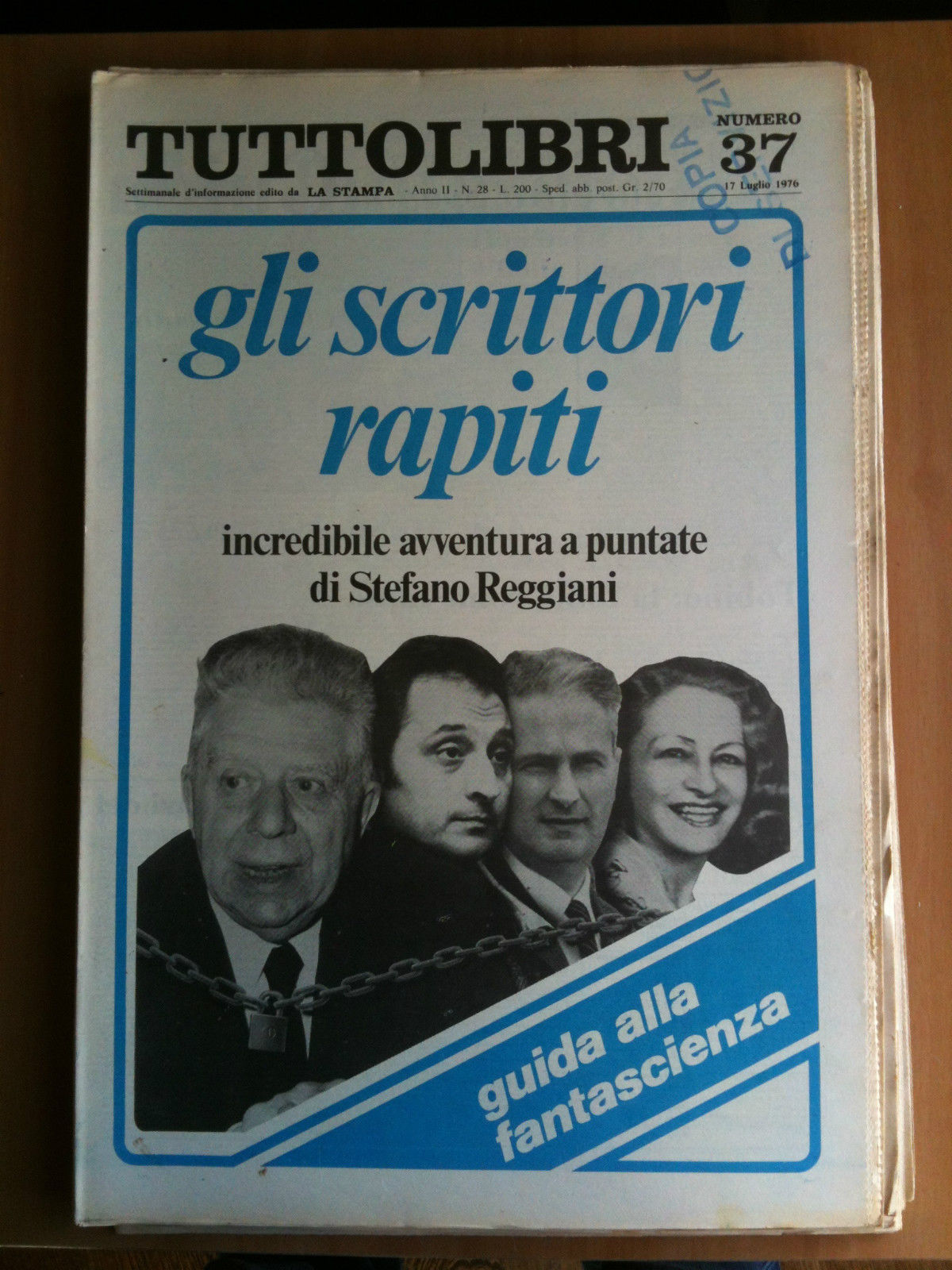 TUTTOLIBRI Anno II n^ 37 - 17 Luglio 1976