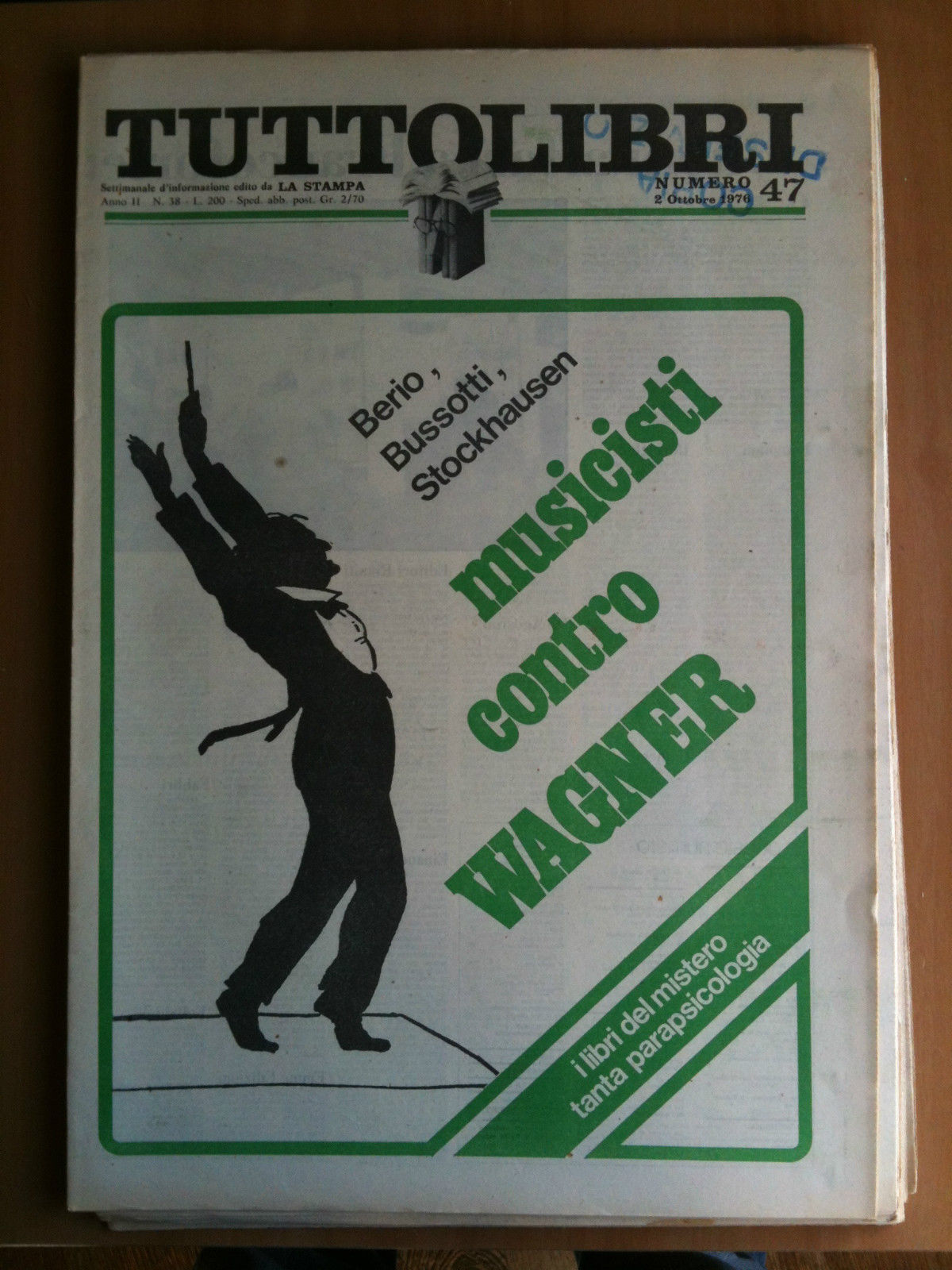 TUTTOLIBRI Anno II n^ 47 - 2 Ottobre 1976