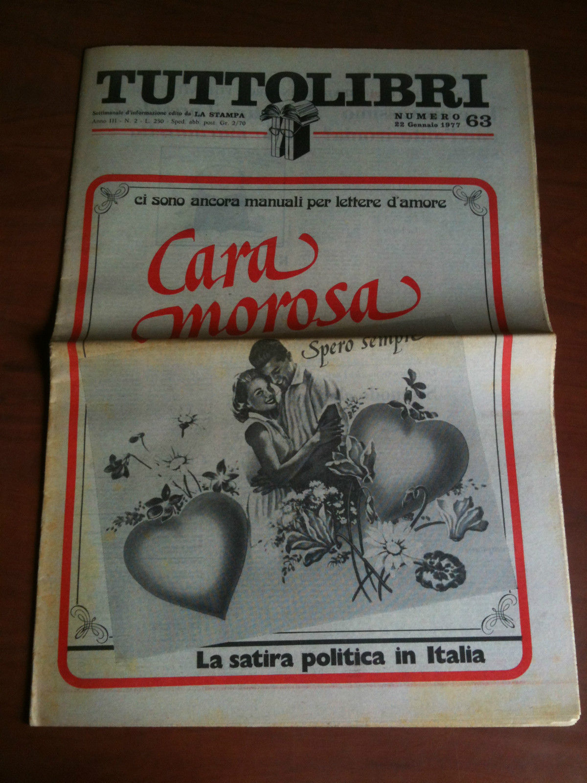 TUTTOLIBRI Anno III n^ 63 - 22 Gennaio 1977