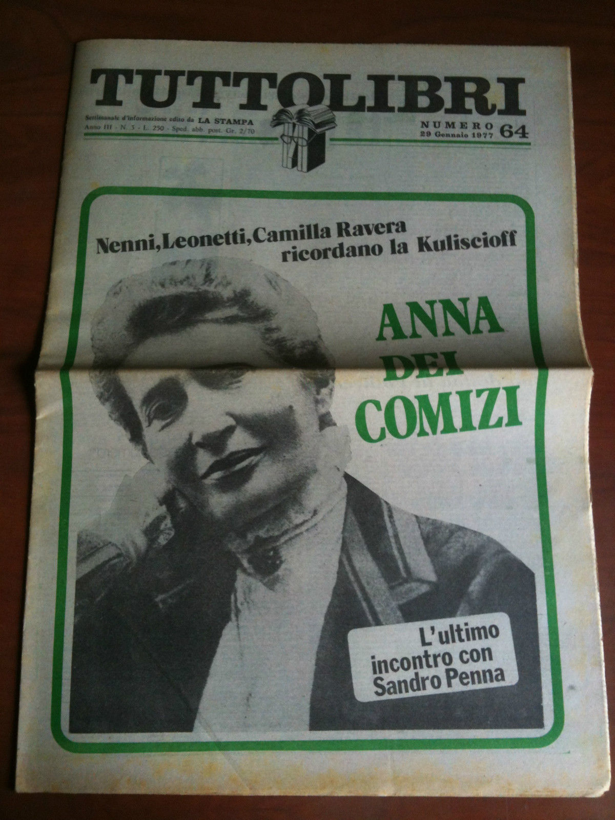 TUTTOLIBRI Anno III n^ 64 - 29 Gennaio 1977