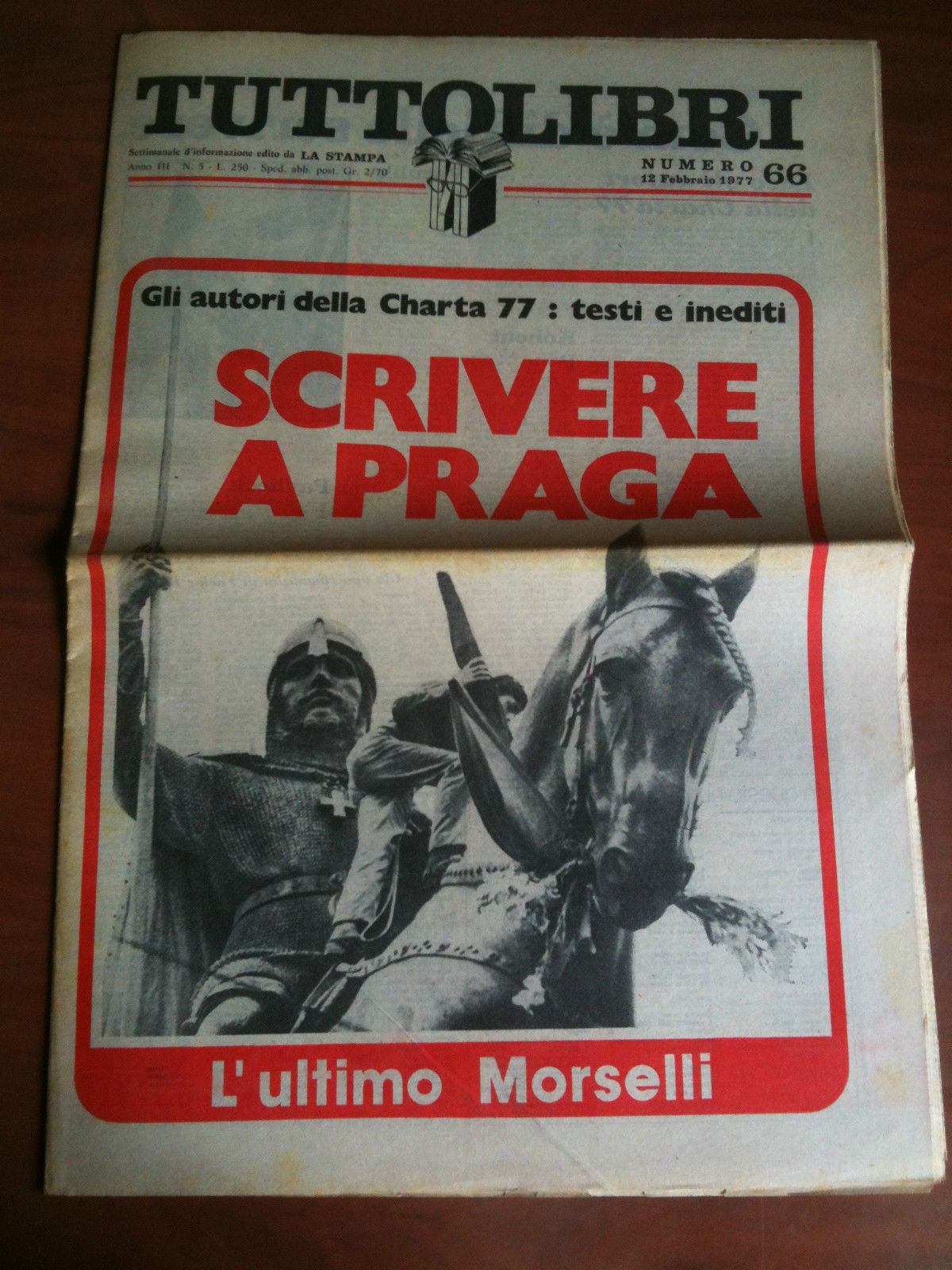 TUTTOLIBRI Anno III n^ 66 - 12 Febbraio 1977