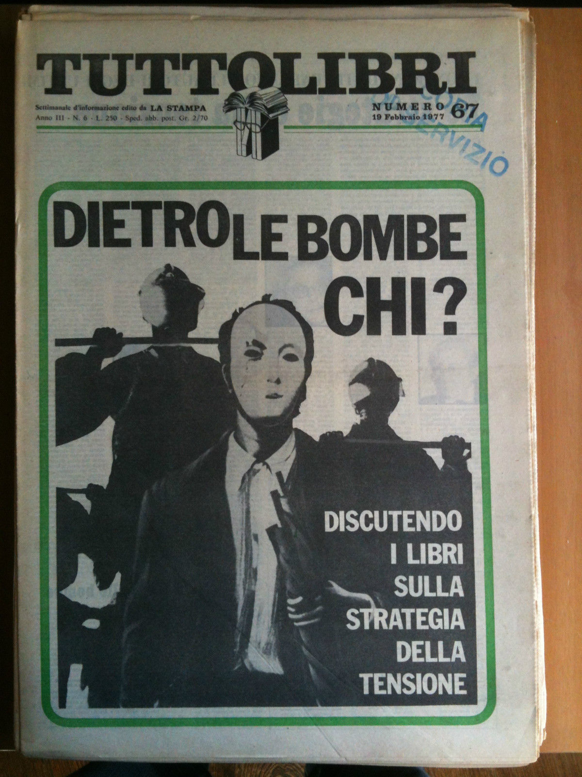 TUTTOLIBRI Anno III n^ 67 - 19 Febbraio 1977