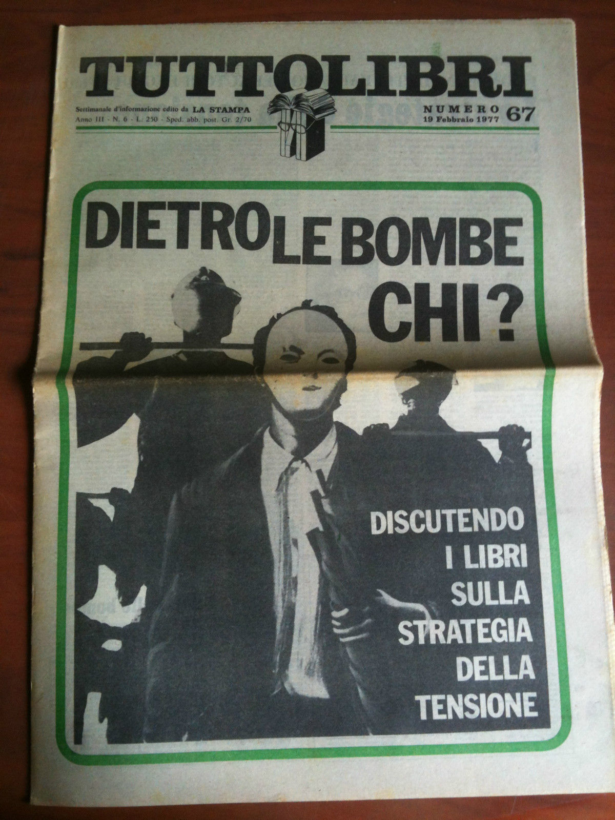 TUTTOLIBRI Anno III n^ 67 - 19 Febbraio 1977
