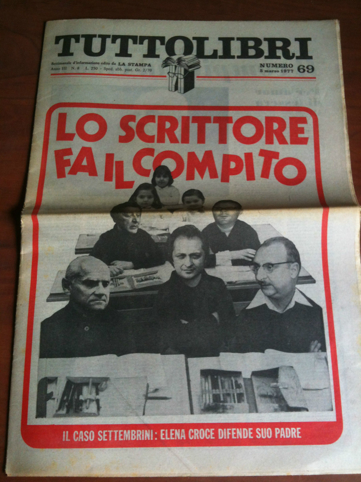 TUTTOLIBRI Anno III n^ 69 - 5 Marzo 1977