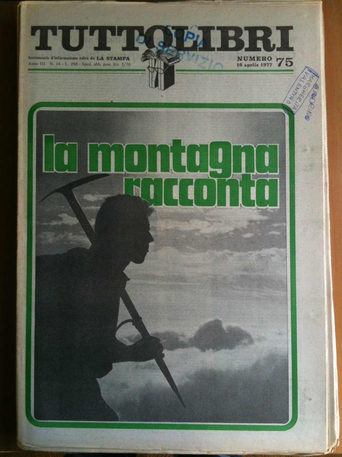 TUTTOLIBRI Anno III n^ 75 - 16 Aprile 1977