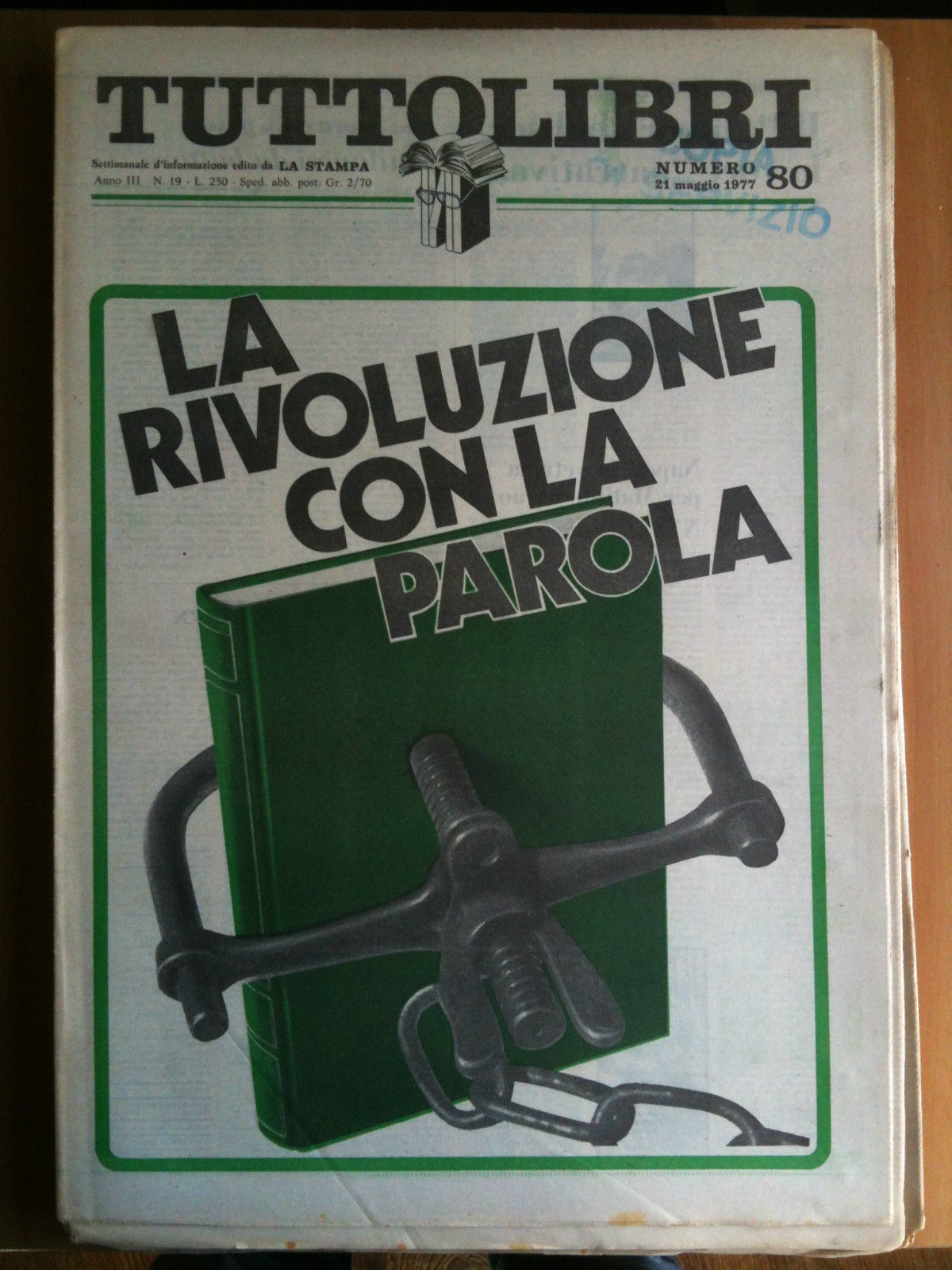 TUTTOLIBRI Anno III n^ 80 - 21 maggio 1977