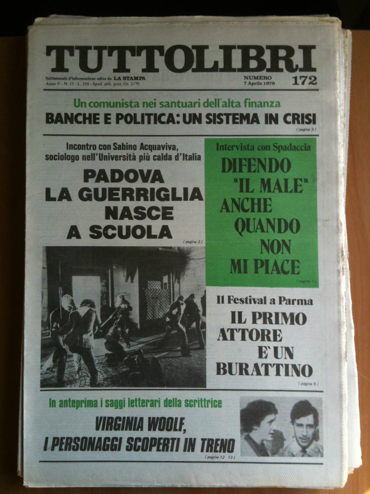 TUTTOLIBRI Anno V n^ 172 - 7 Aprile 1979