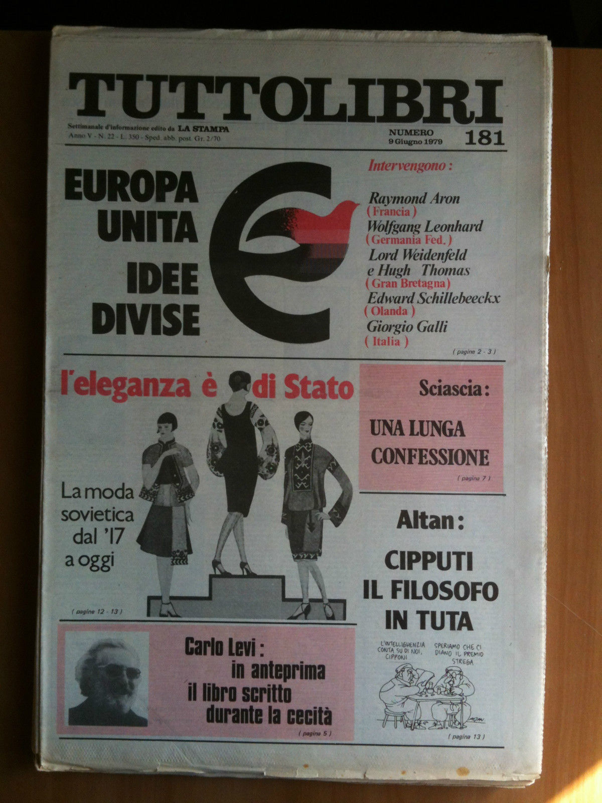 TUTTOLIBRI Anno V n^ 181 - 9 Giugno 1979