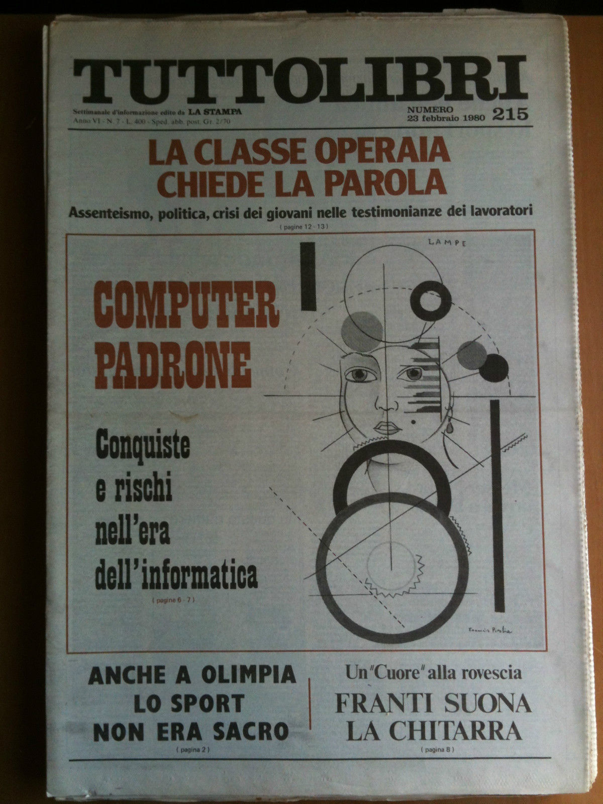 TUTTOLIBRI Anno VI n^ 215 - 23 Febbraio 1980