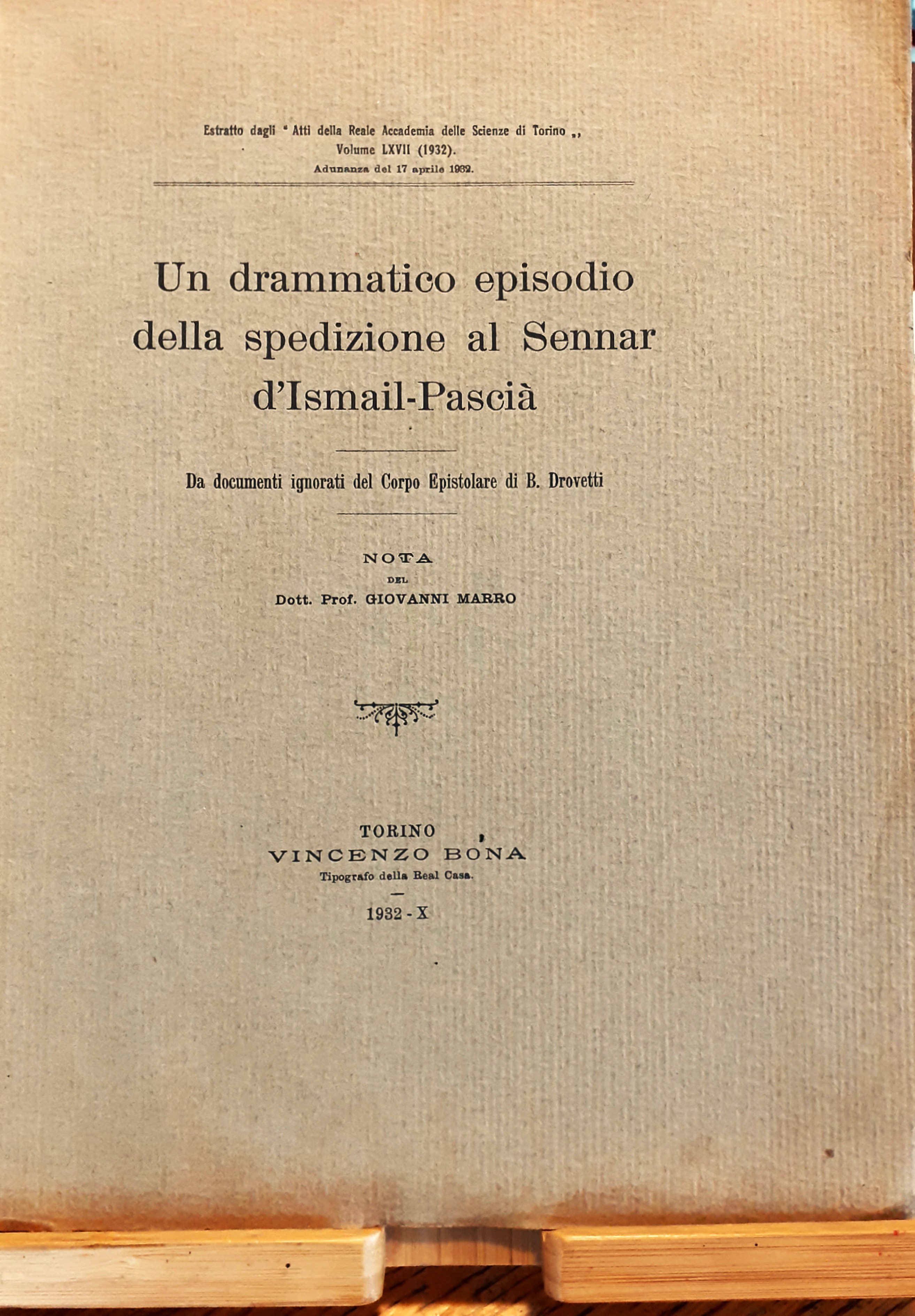Un drammatico episodio della spedizione al Sennar d'Ismail-Pascià. Da documenti …