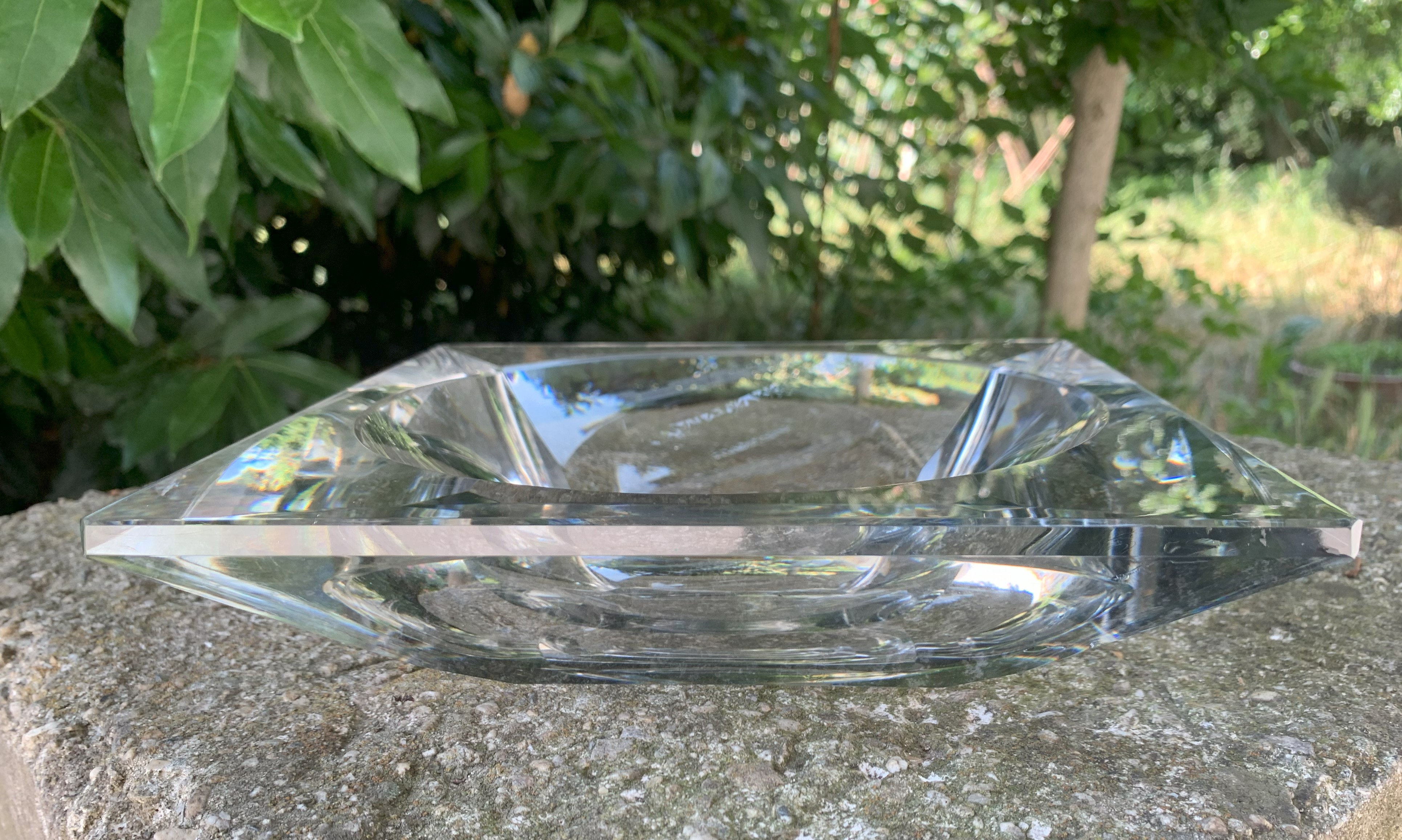 Val Saint Lambert contenitore in cristallo