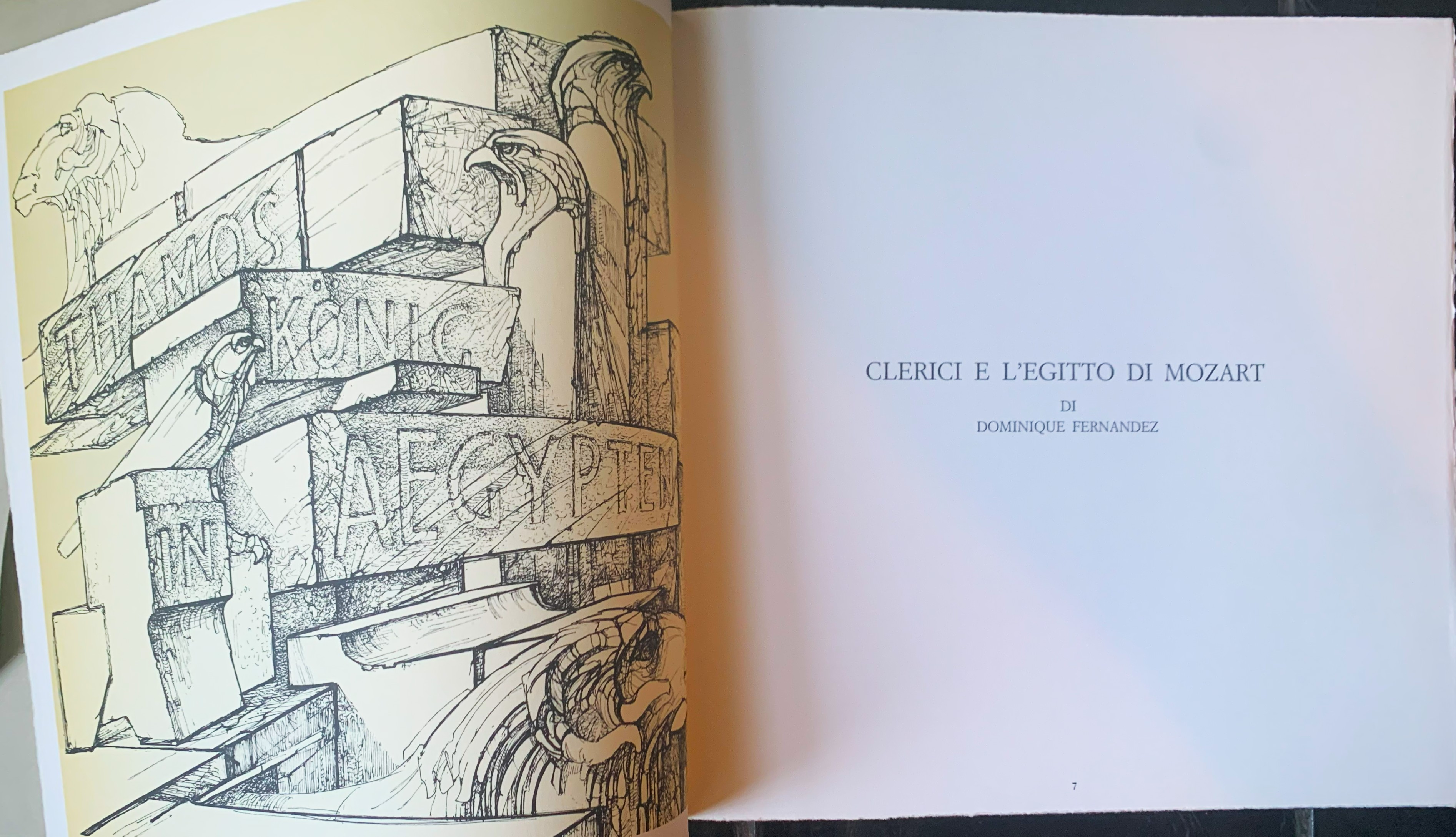 Variazioni tebane su "Thamos, König in Aegypten"