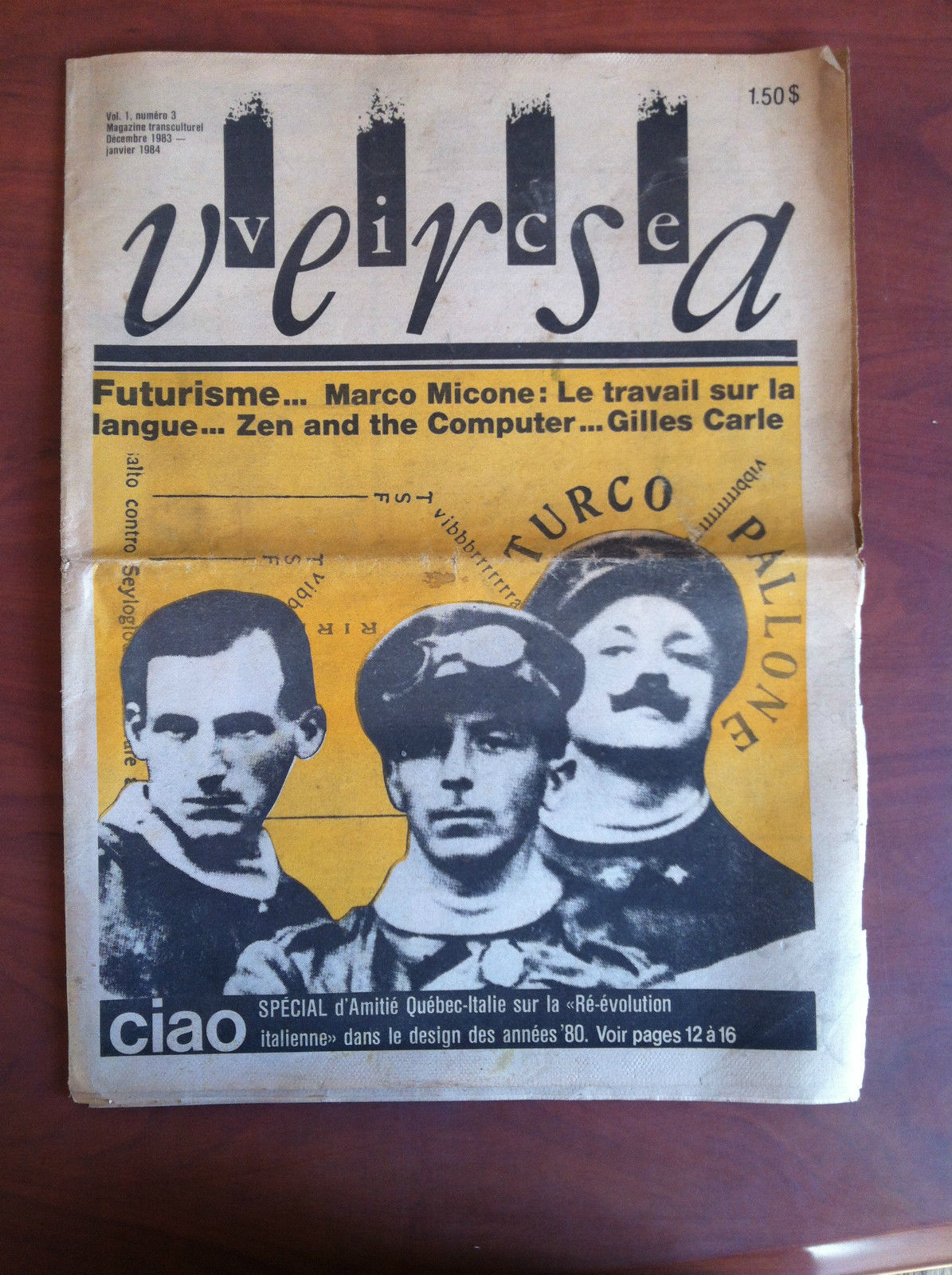 Vice Versa Vol I n^ 3 Décembre 1983 Janvier 1984 …