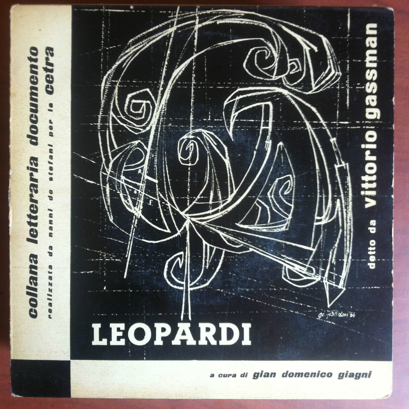 Vinile 45 giri Leopardi Vittorio Gassman Copertina G. Polidori - …