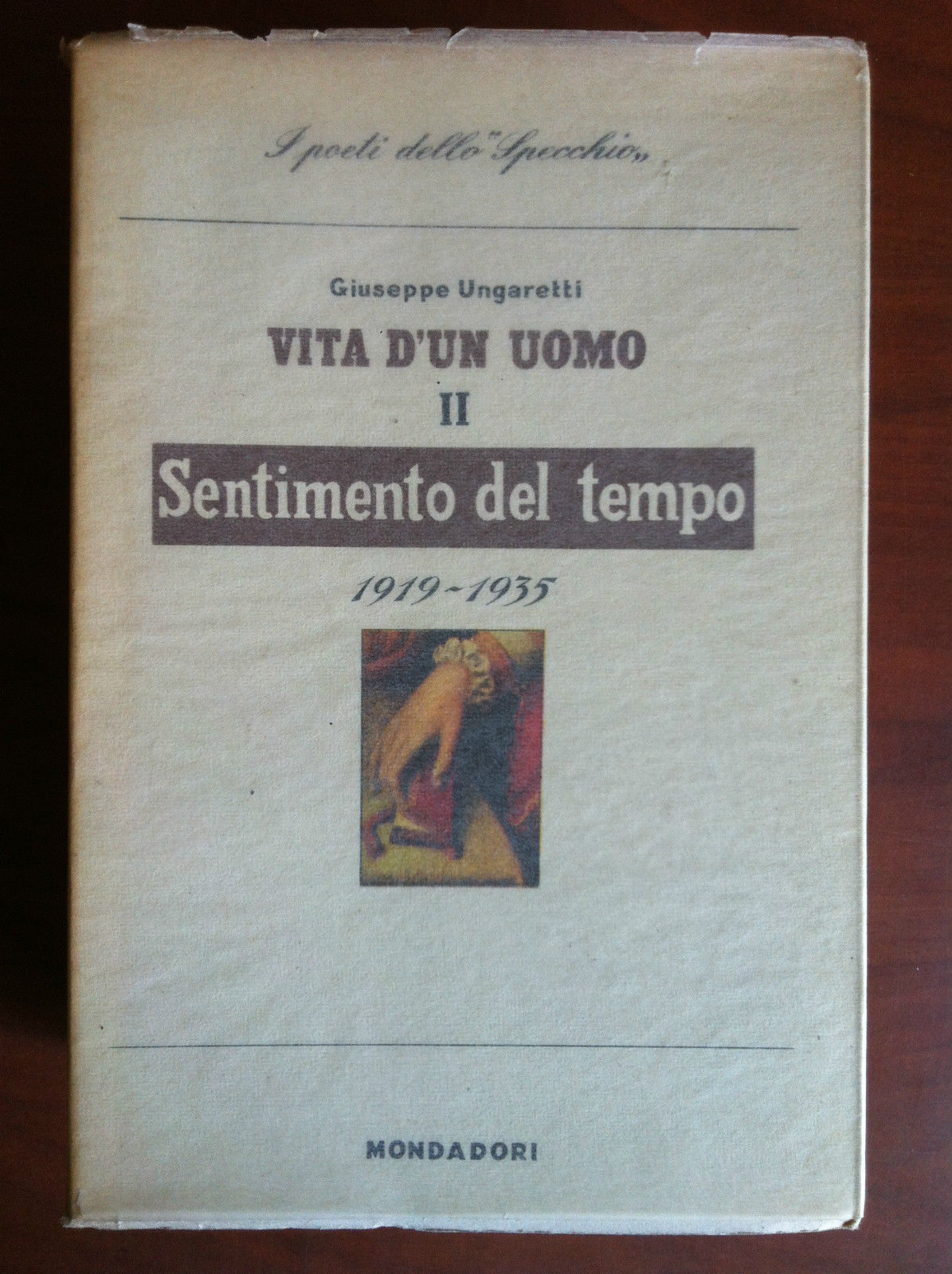 Vita d'un uomo II Sentimento del tempo G Ungaretti I …