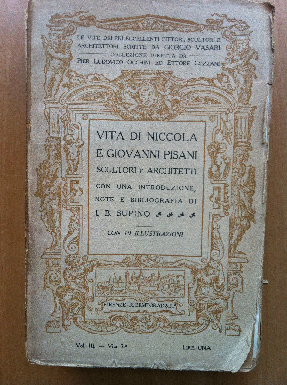 Vita di Niccola e Giovanni Pisani di Giorgio Vasari Bemporad …
