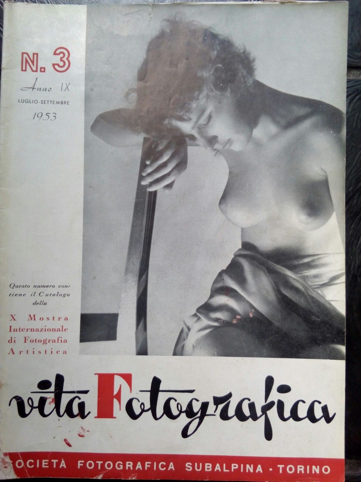 Vita Fotografica Anno IX 1953 cover Galzignan Nino