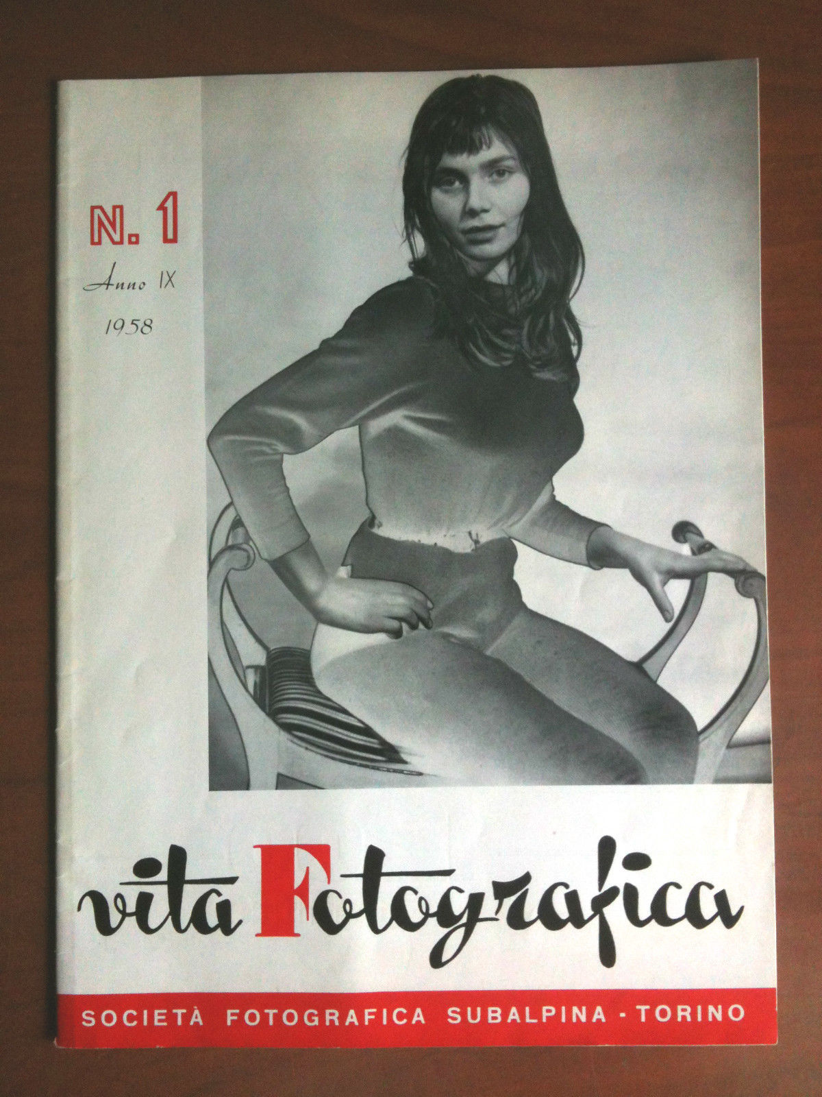 Vita Fotografica Anno IX n^ 1 - 1958 Cover: Pico …