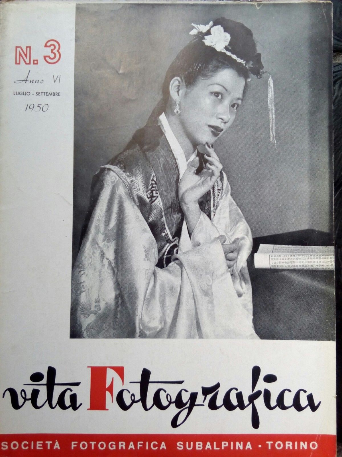 Vita Fotografica Anno VI n^ 3 luglio-settembre 1950 Cover: Wu …