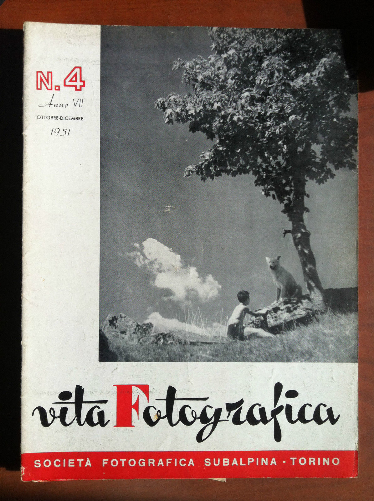 Vita Fotografica Anno VII n^ 4 Ottobre-Dicembre 1951 Cover: Gaetano …