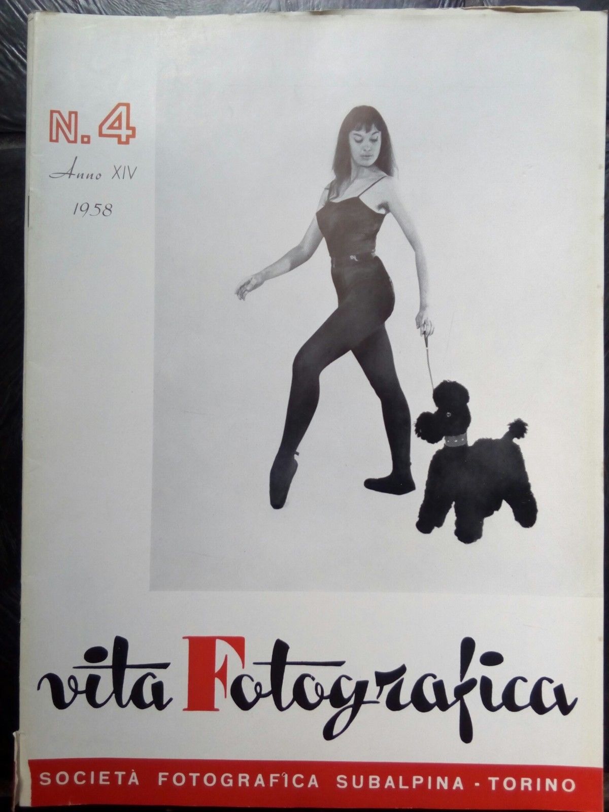 Vita Fotografica Anno XIV 1958 cover Luigi Martinengo