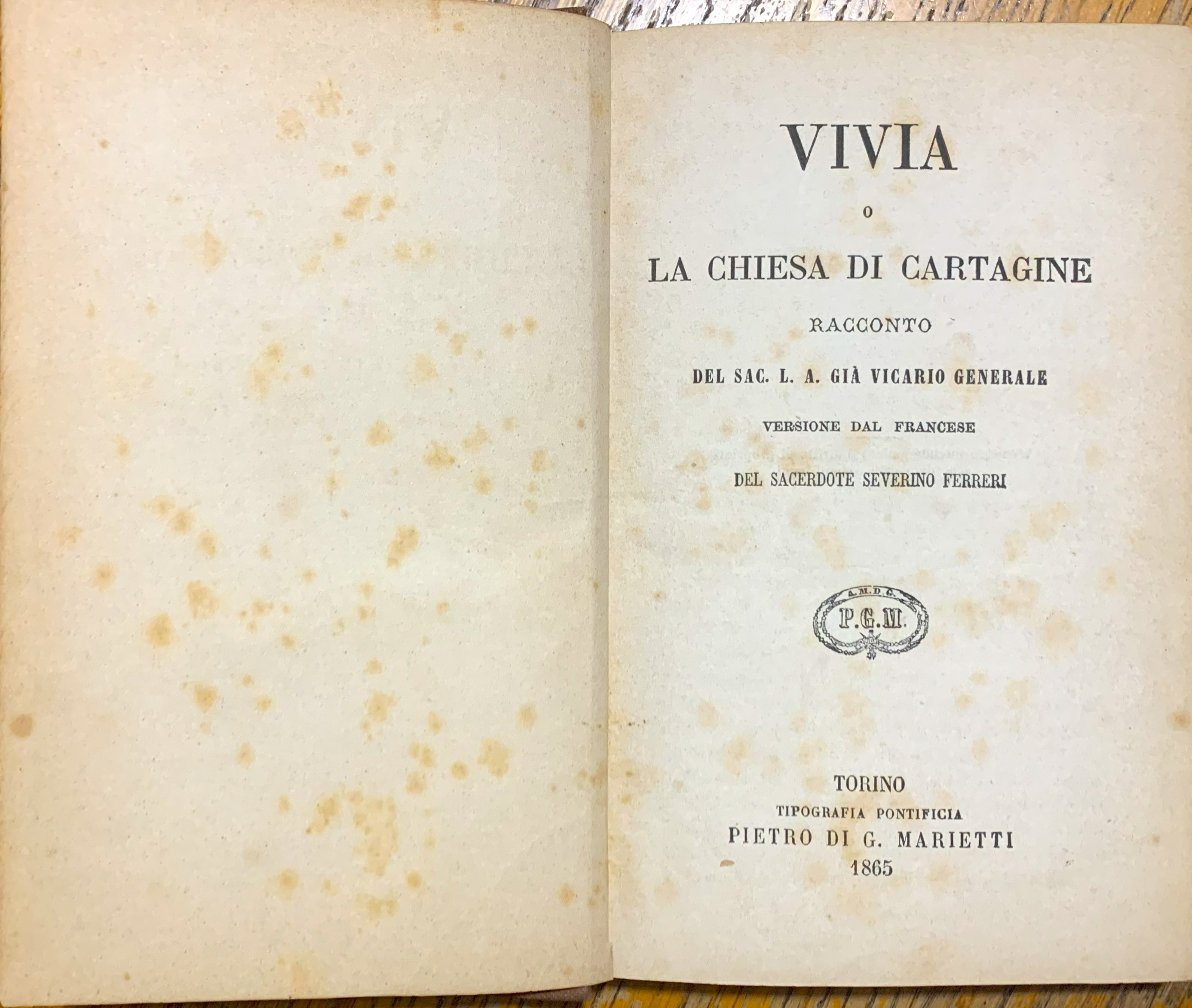 Vivia o la Chiesa di Cartagine