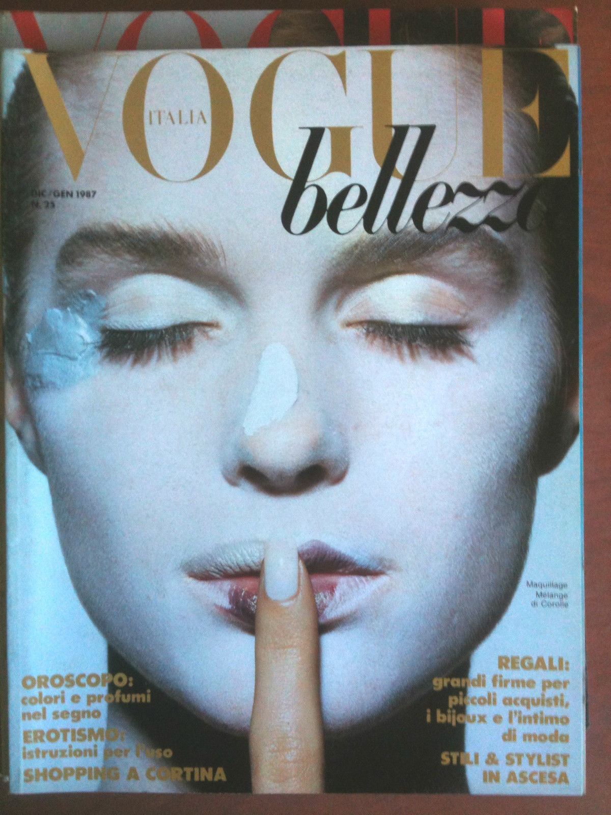 Vogue Bellezza n^ 25 Dicembre/Gennaio 1987 - E8251