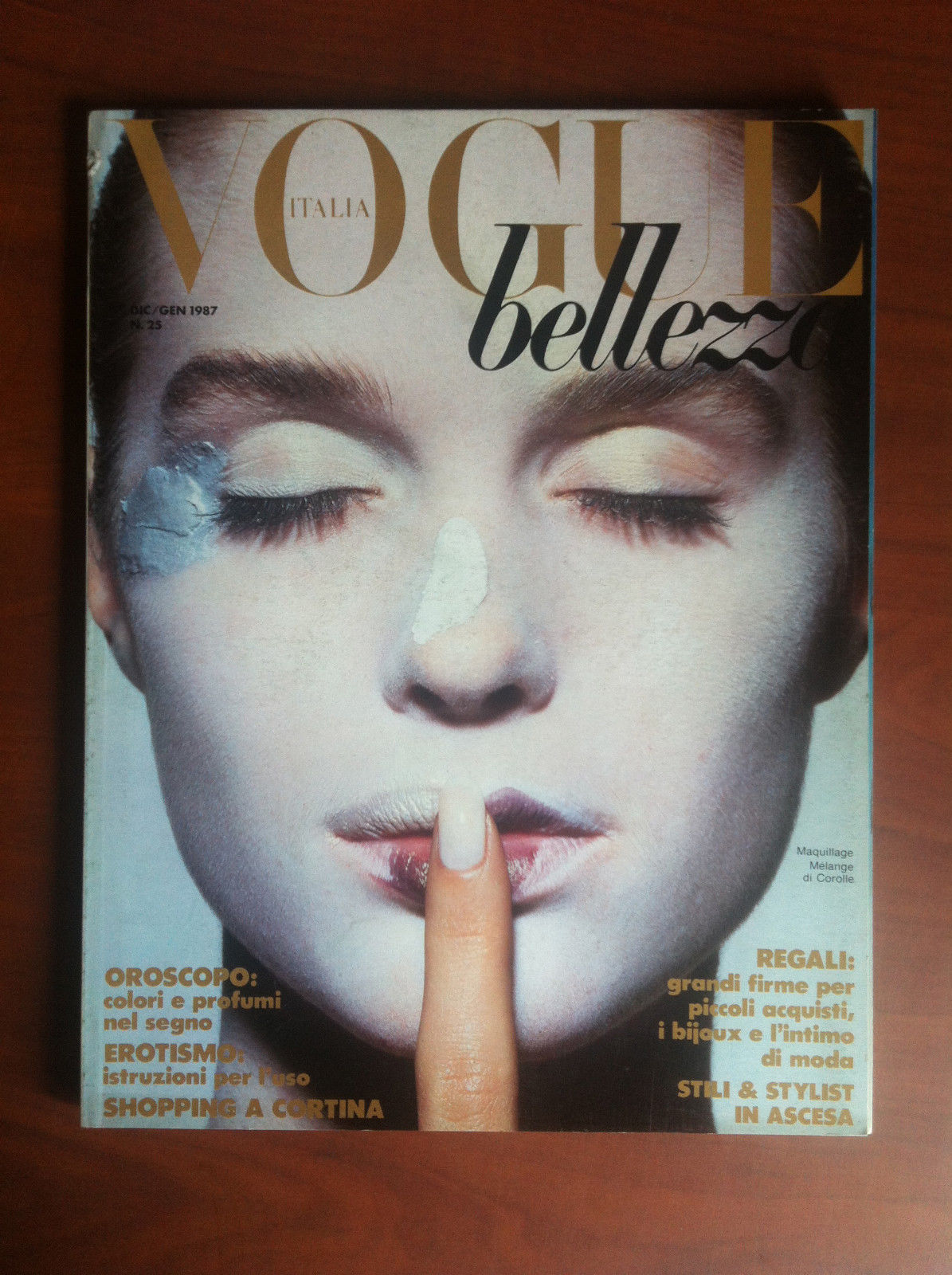 Vogue Italia Bellezza n^ 25 Dicembre/Gennaio 1987 - E12930