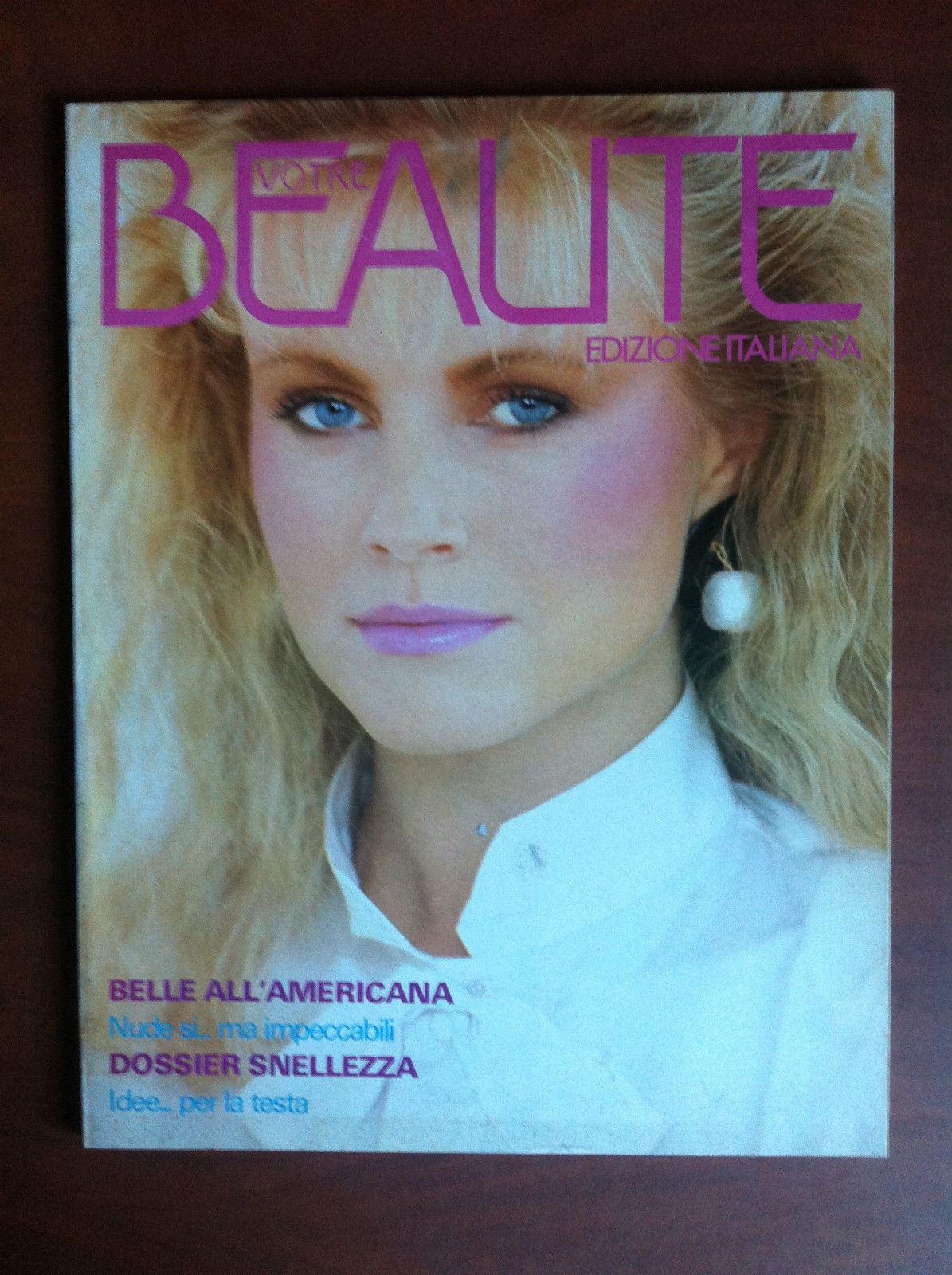 votre Beaute edizione italiana n^ 5/6 Maggio/Giugno 1981 Cover: Dot …