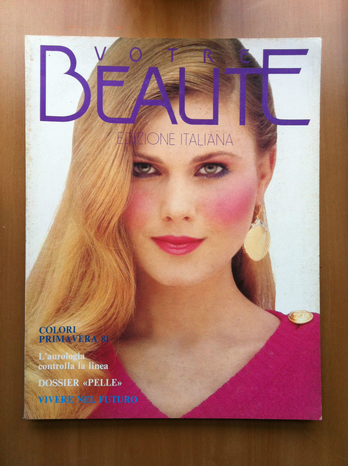 Votre Beaute Marzo-Aprie 1981 Cover Kate Ollson - E15740