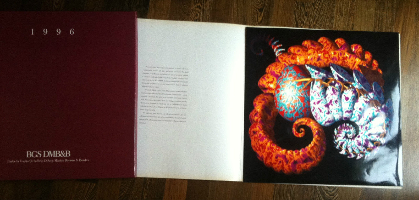 William Latham grafica su carta fotografica firma autografa 1996 E15236