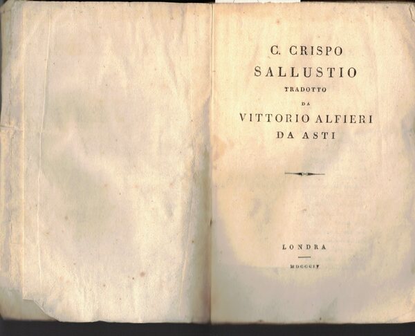 Tradotto da Vittorio Alfieri da Asti