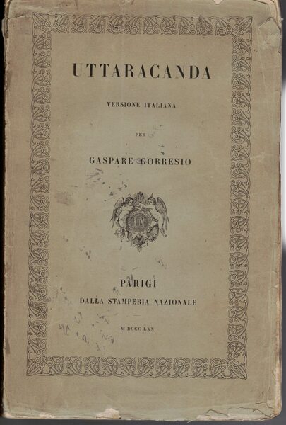 Uttaracanda. Versione italiana per Gaspare Gorresio