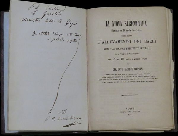 La nuova sericoltura illustrata con 20 tavole dimostrative colla quale …