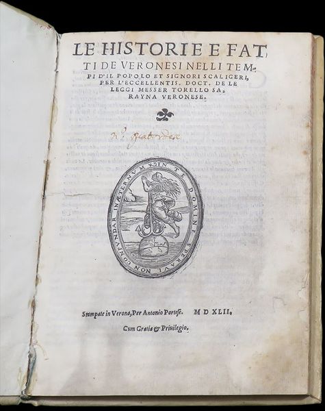 Le Historie e Fatti de Veronesi Nelli Tempi d'il Popolo …