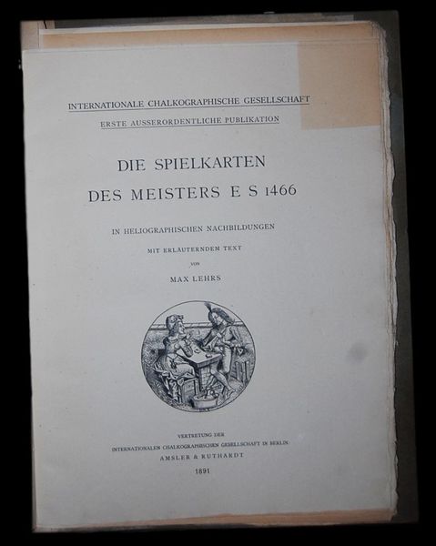 Die Spielkarten des Meisters E S 1466, in heliographischen nachbildungen …