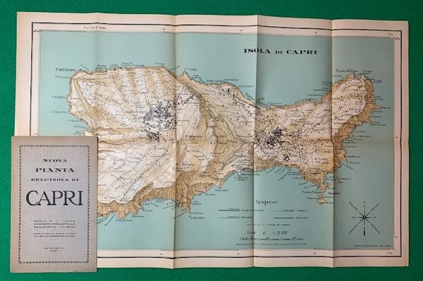 Nuova Pianta dell'Isola di Capri, Scala di 1:12.000 proprietà intellettuale …