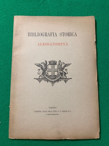 Bibliografia storica Alessandrina.