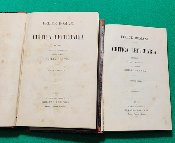 Critica letteraria articoli raccolti e pubblicati a cura di sua …